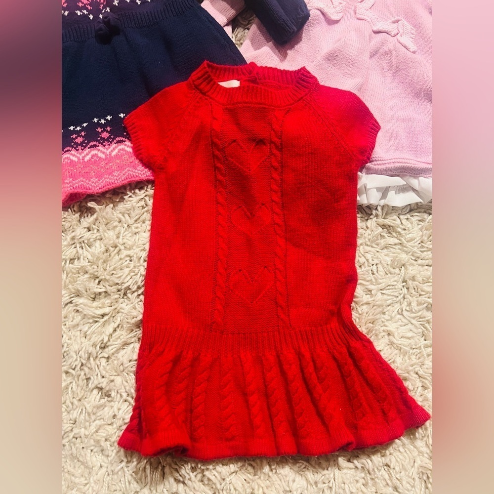 Cute 12 mos (one is 12-18 mos) sweaters perfect for the holidays - Picture 2 of 8